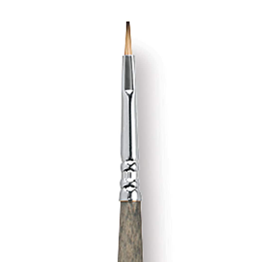 Open in modal - Escoda Modernista Tadami Synthetic Mongoose Brush - Bright, Long Handle, Size 1
