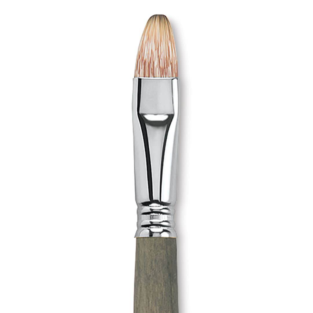 Open in modal - Escoda Modernista Tadami Synthetic Mongoose Brush - Bright, Long Handle, Size 16