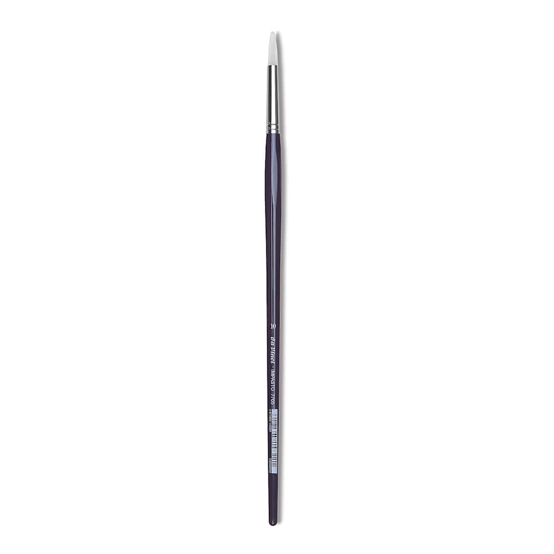 Open in modal - Da Vinci Impasto Brush - Round, Long Handle, Size 10