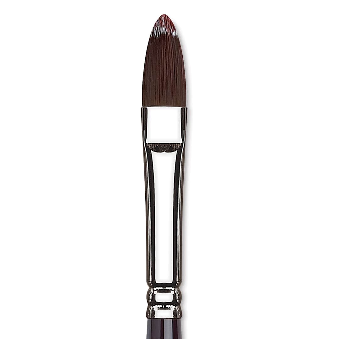 Open in modal - Winsor & Newton Galeria Brush - Filbert, Long Handle, Size 12