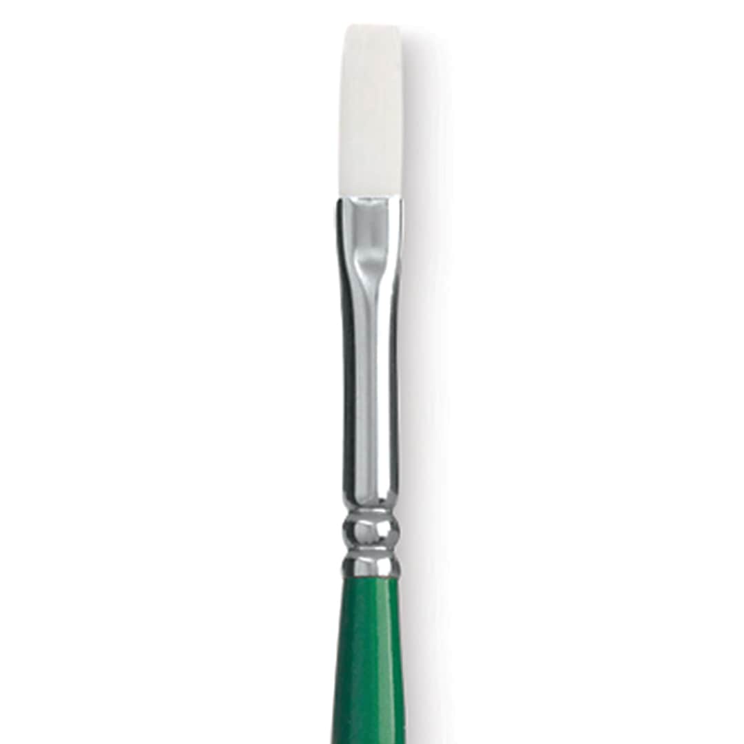 Open in modal - Princeton Synthetic Bristle Brush - Flat, Size 2 close up