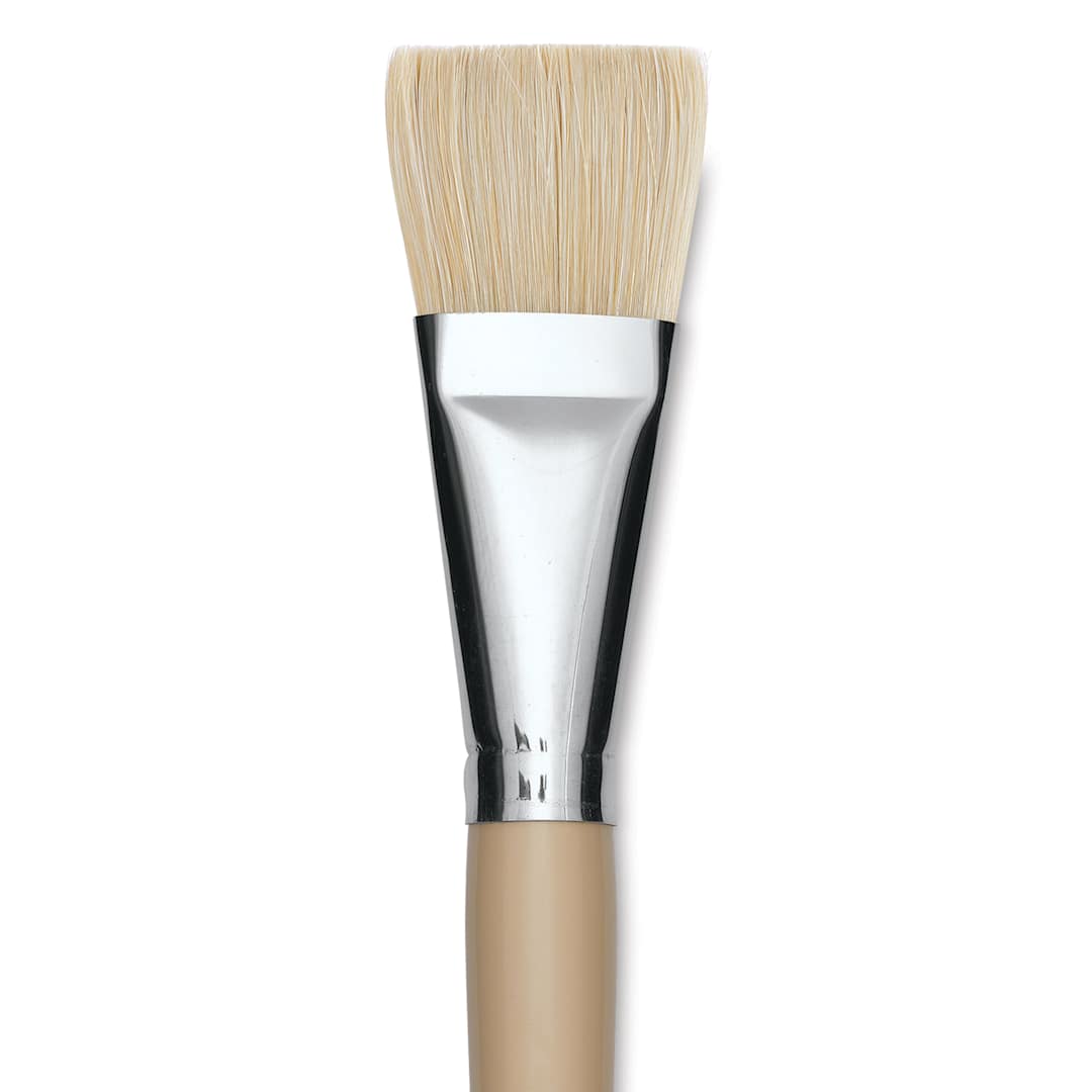 Open in modal - Robert Simmons Signet Bristle Brush - Broad, Long Handle, Size 16