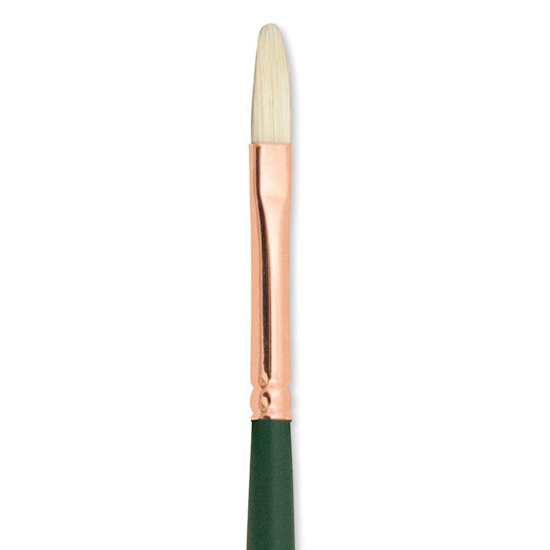 Open in modal - Silver Brush Grand Prix Super Brush - Filbert, Long Handle, Size 1 close up