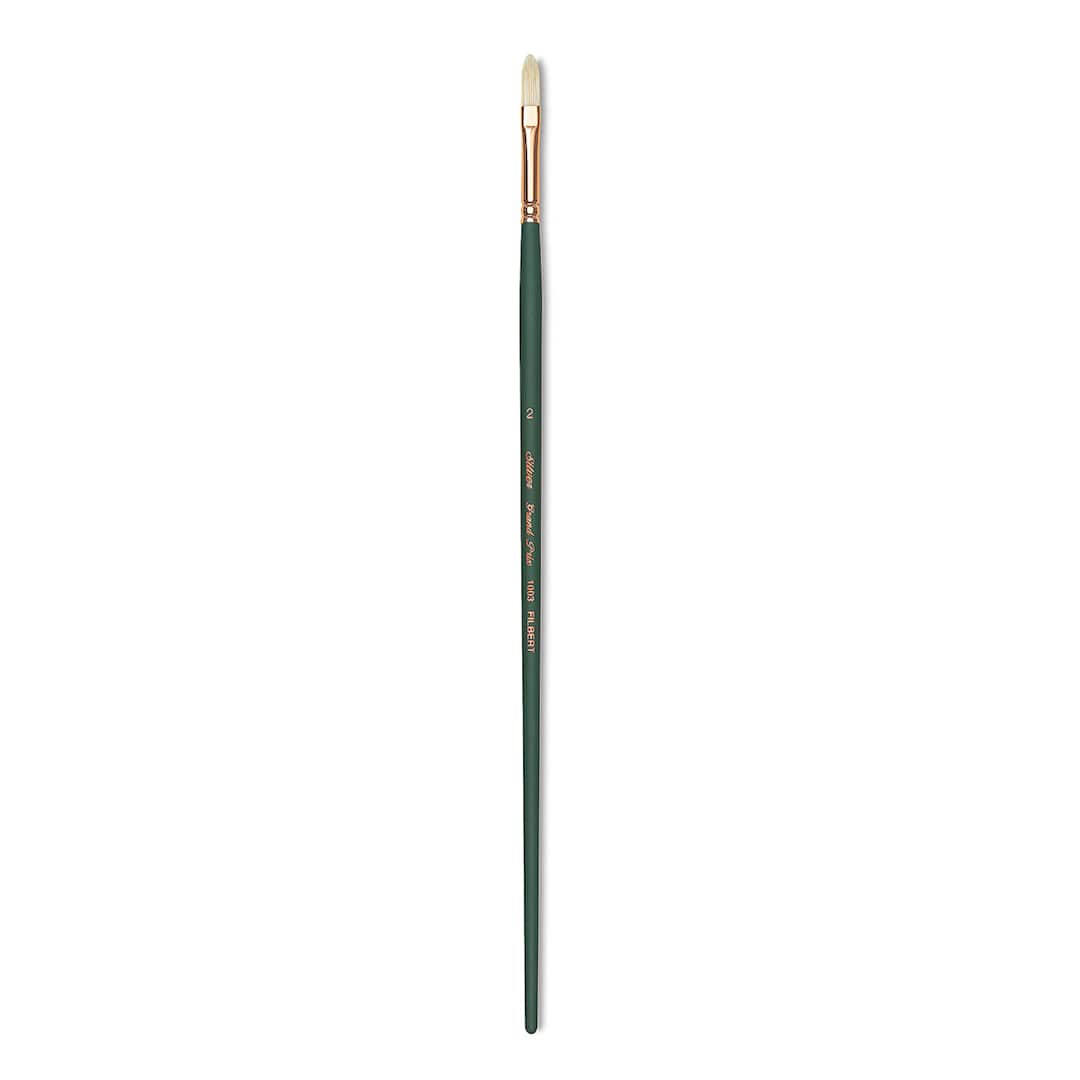 Open in modal - Silver Brush Grand Prix Super Brush - Filbert, Long Handle, Size 2