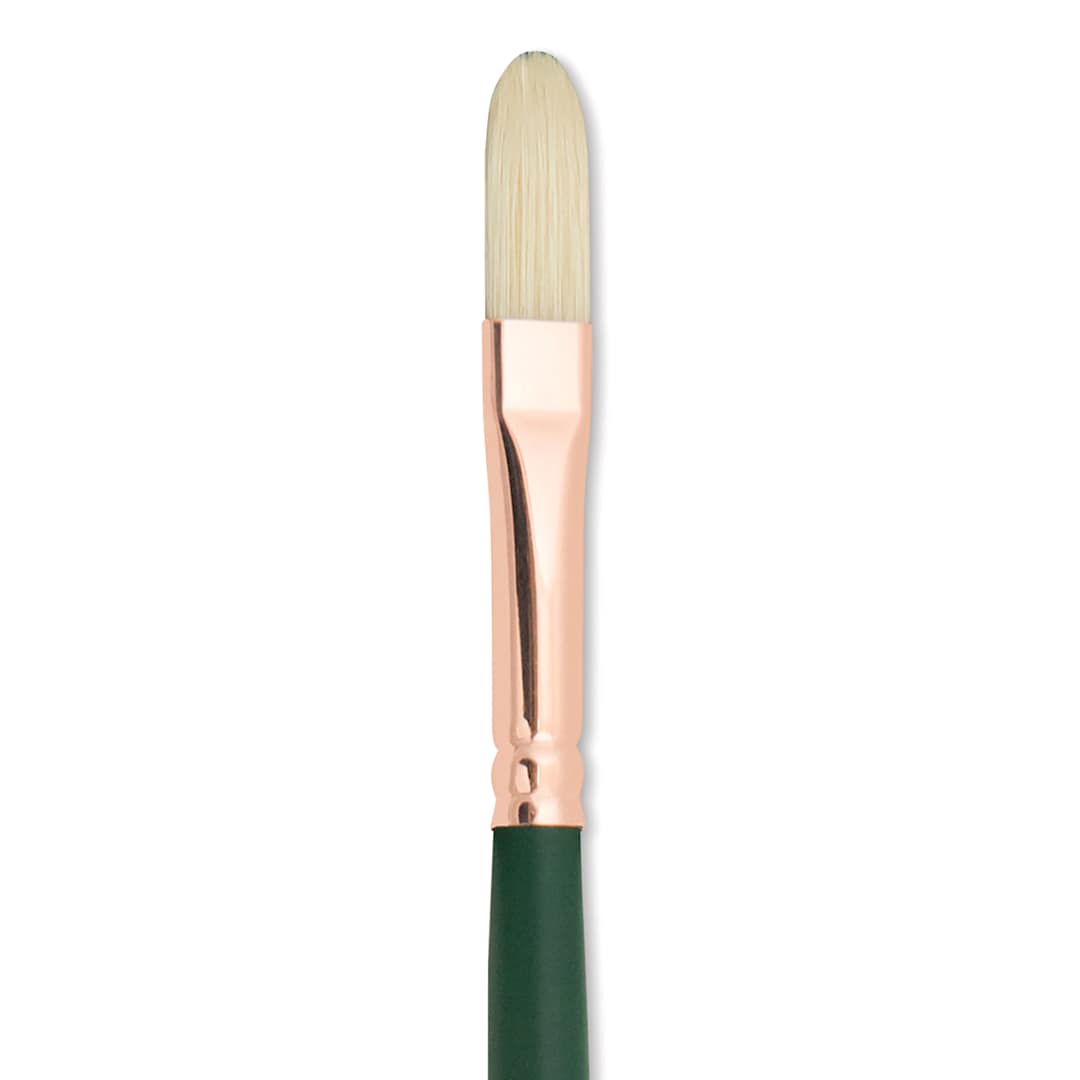 Open in modal - Silver Brush Grand Prix Super Brush - Filbert, Long Handle, Size 4 close up