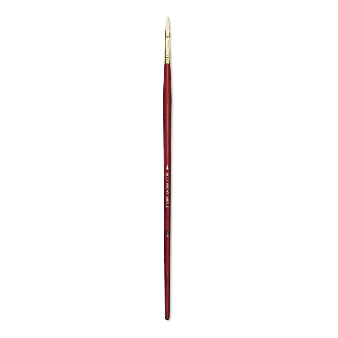 Open in modal - Blick Master Bristle Brush - Filbert, Long Handle, Size 4