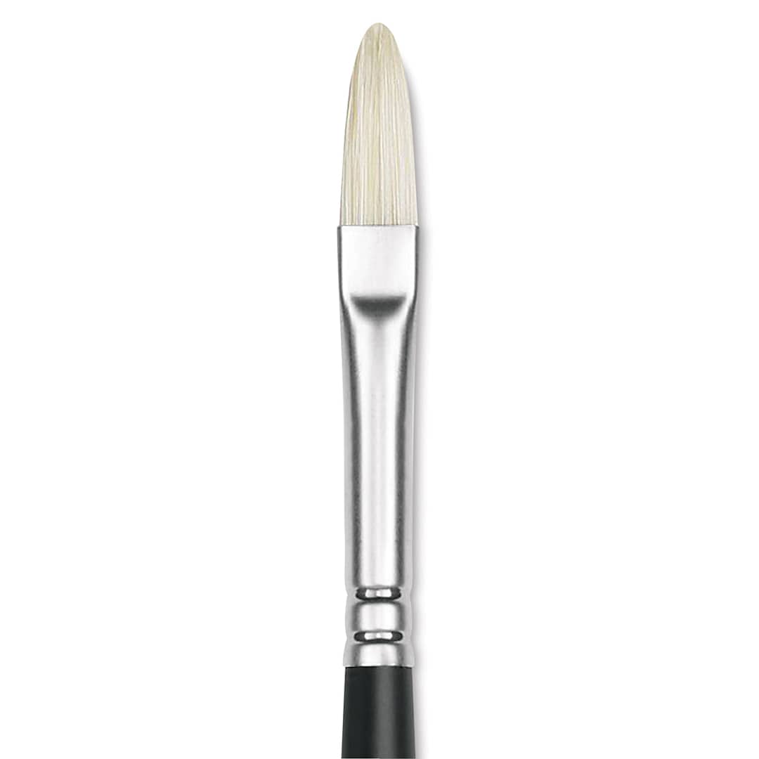 Open in modal - Winsor & Newton Artists' Oil Brush - Filbert, Long Handle, Size 3