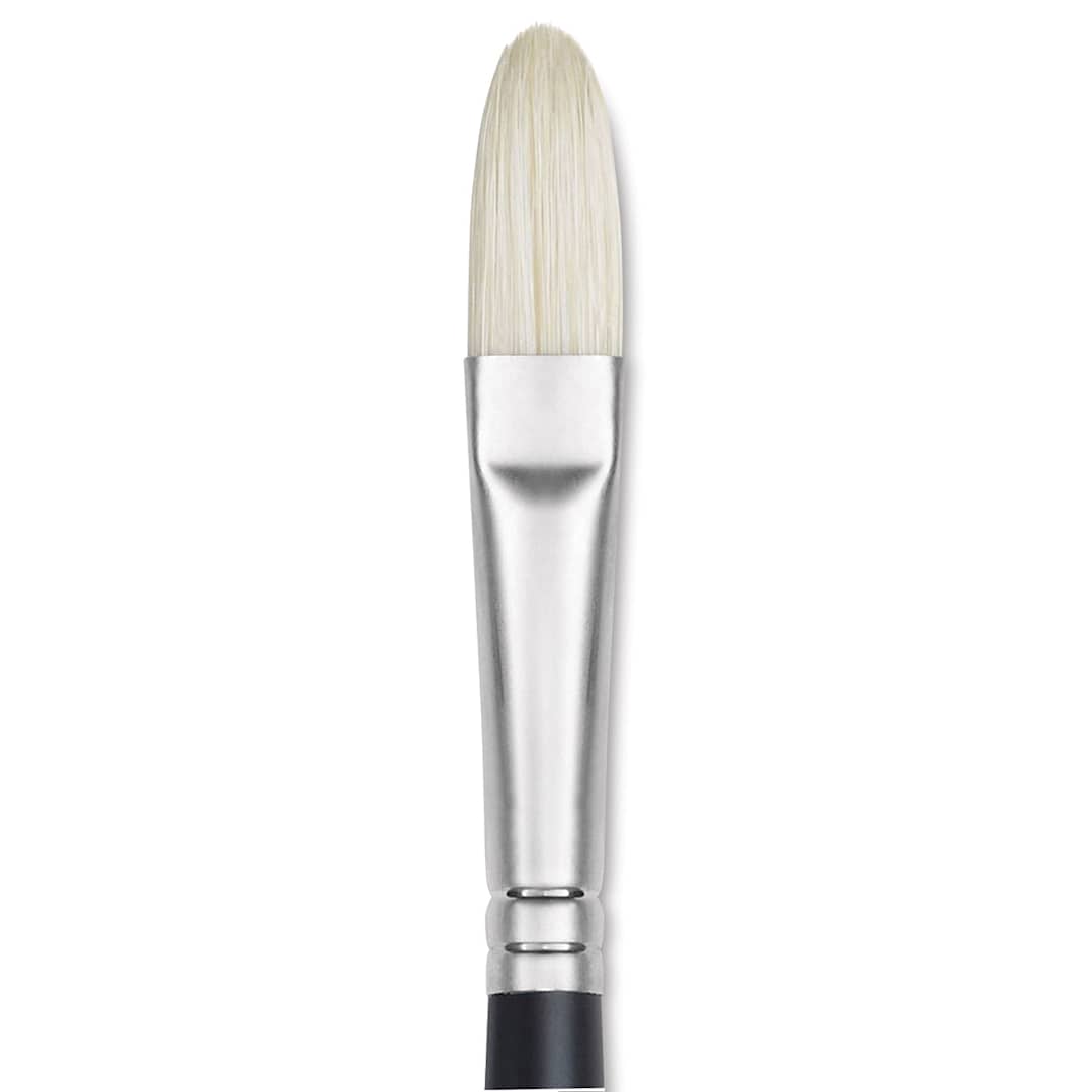 Open in modal - Winsor & Newton Artists' Oil Brush - Filbert, Long Handle, Size 7