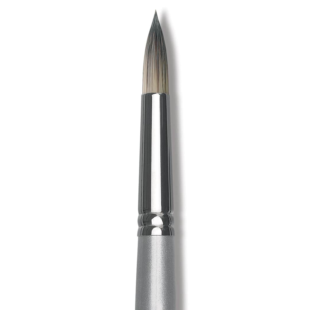 Open in modal - Robert Simmons Titanium Brush - Round, Long Handle, Size 12