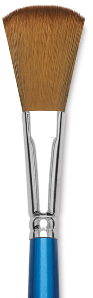Open in modal - Winsor & Newton Cotman Watercolor Brush - Clsoe-up of Mop, Short Handle, Size 3/4''