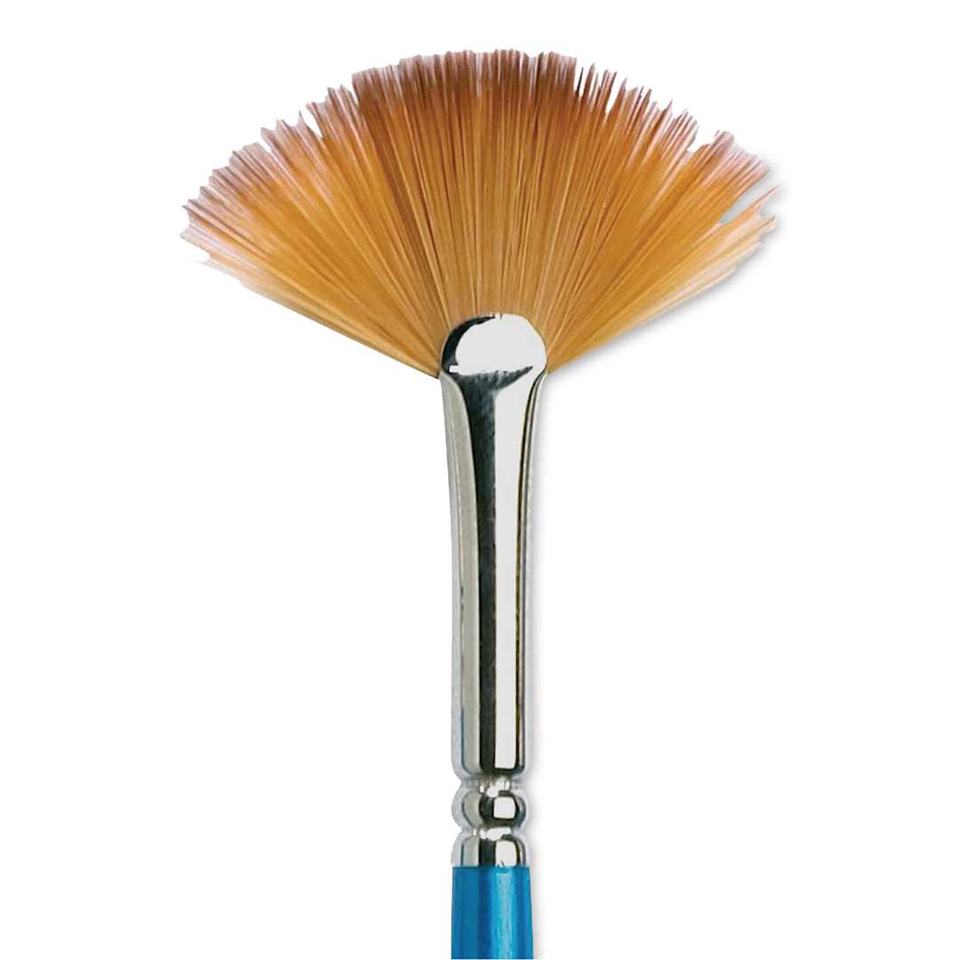 Open in modal - Winsor & Newton Cotman Watercolor Brush - Fan, Short Handle, Size 2