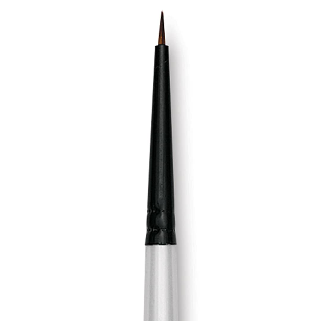 Open in modal - Robert Simmons Simply Simmons Synthetic Brush - Spotter, Short Handle, Size 10/0 close up