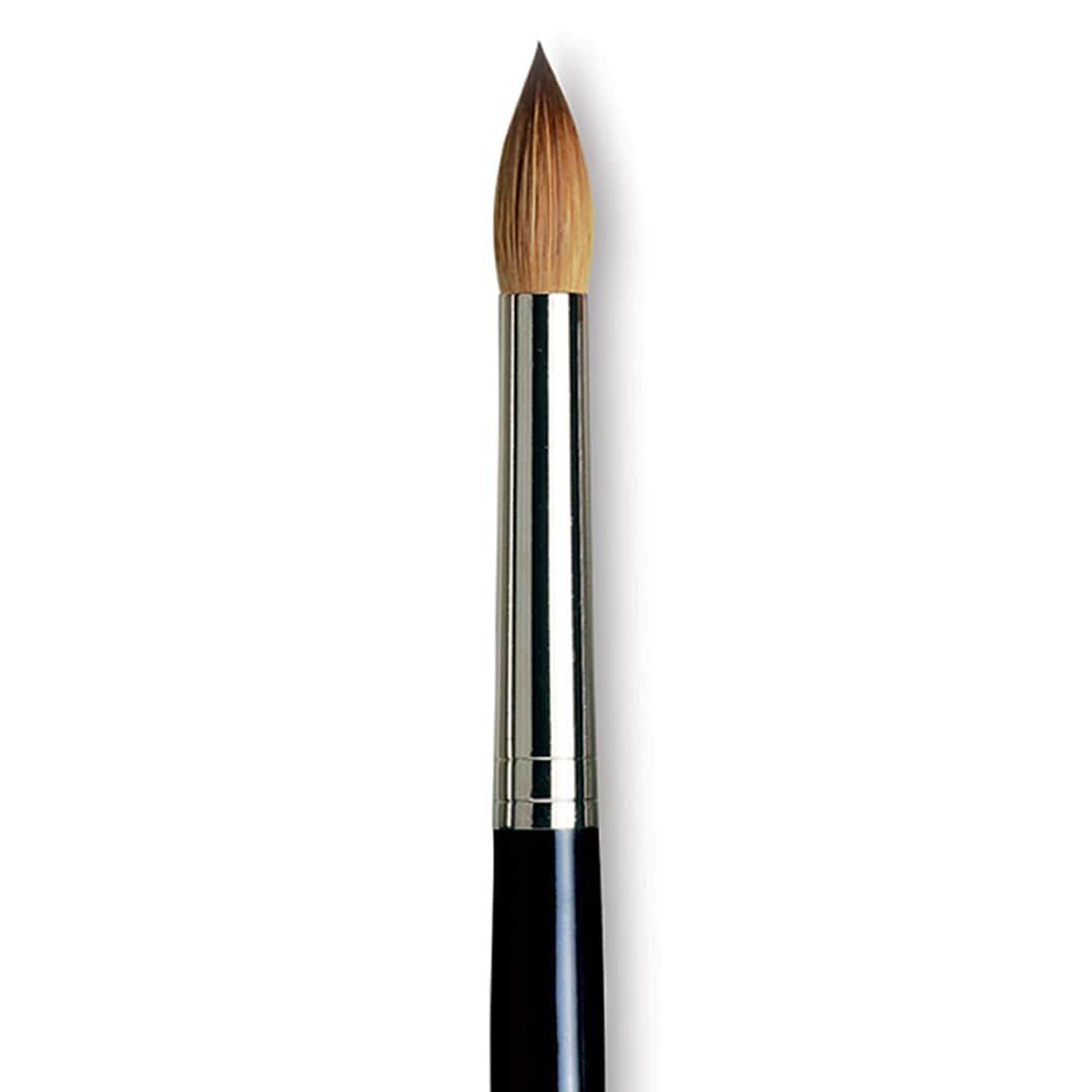 Open in modal - Da Vinci Maestro Kolinsky Brush - Miniaturist, Short Handle, Size 10 close up