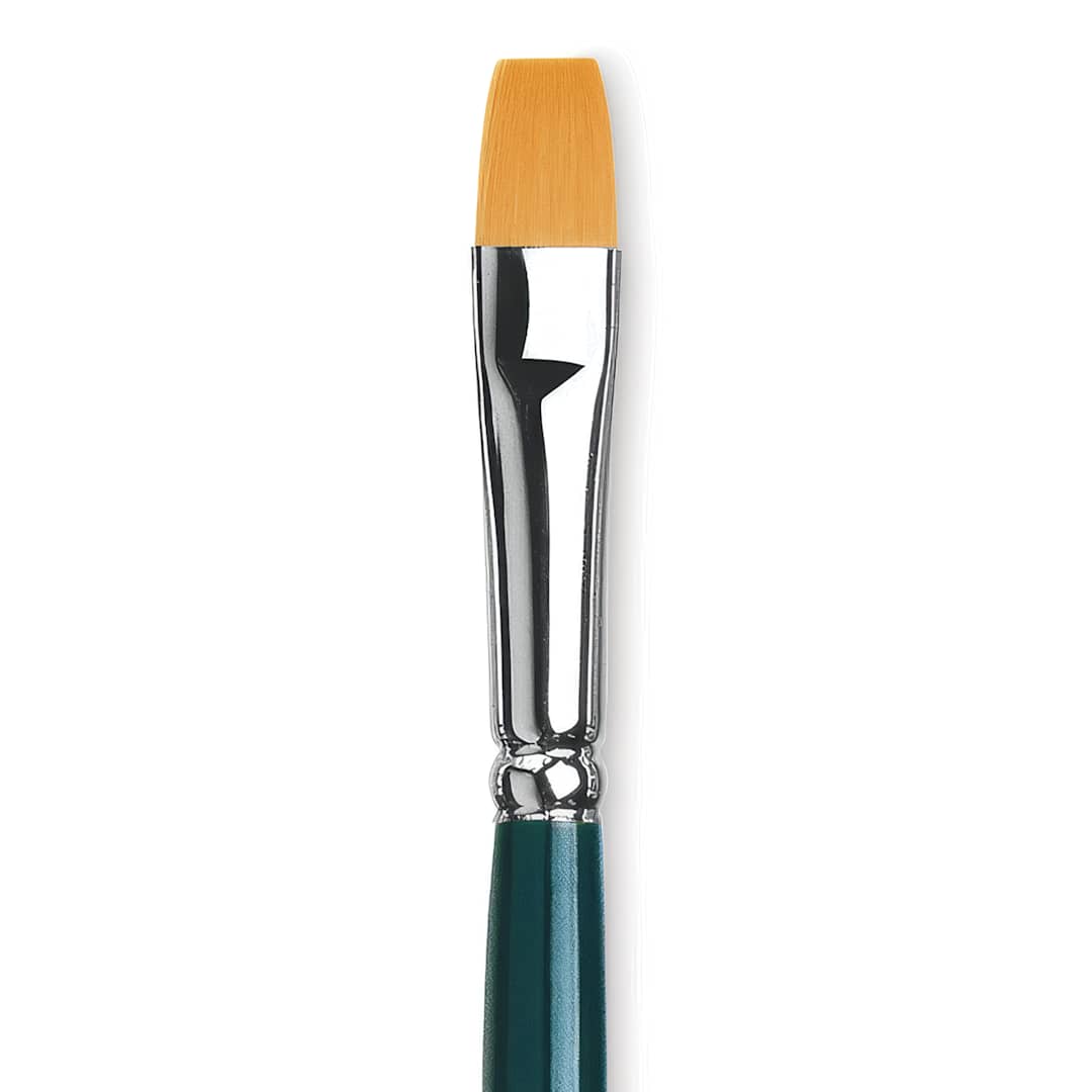 Open in modal - Da Vinci Nova Brush - Bright, Short Handle, Size 12, close-up