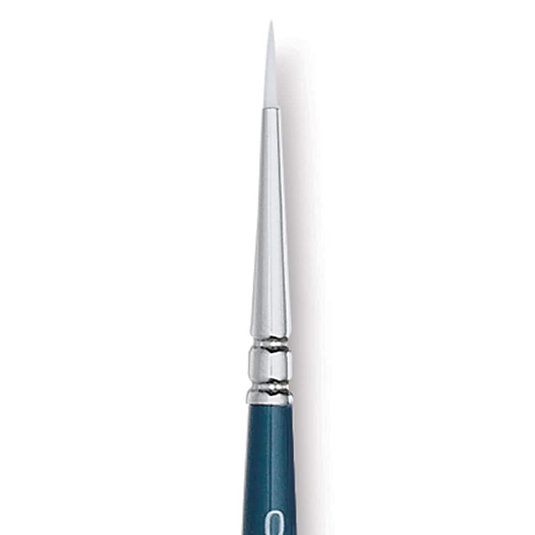 Open in modal - Grumbacher Academy Watercolor Brush - Round, Size 0 close up