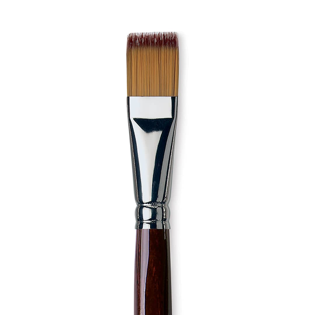 Open in modal - Da Vinci Vario Tip Synthetic Brush - 1381 Flat, Size 16, Short Handle
