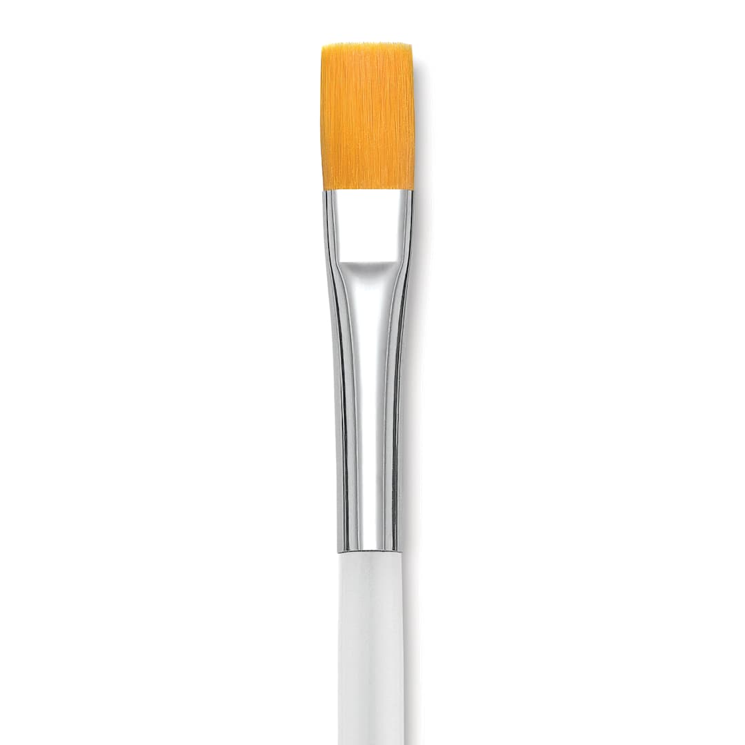 Open in modal - Da Vinci Nova Brush - Flat Wash, Short Handle, Size 16, close-up