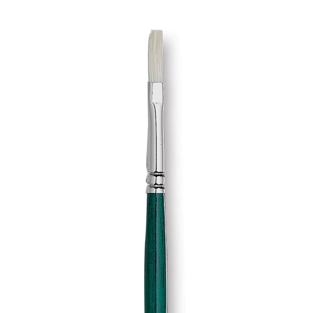Open in modal - Grumbacher Gainsborough Brush - Flat, Long Handle, Size 2