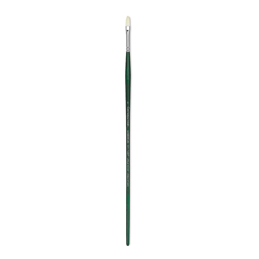 Open in modal - Grumbacher Gainsborough Brush - Filbert, Long Handle, Size 1