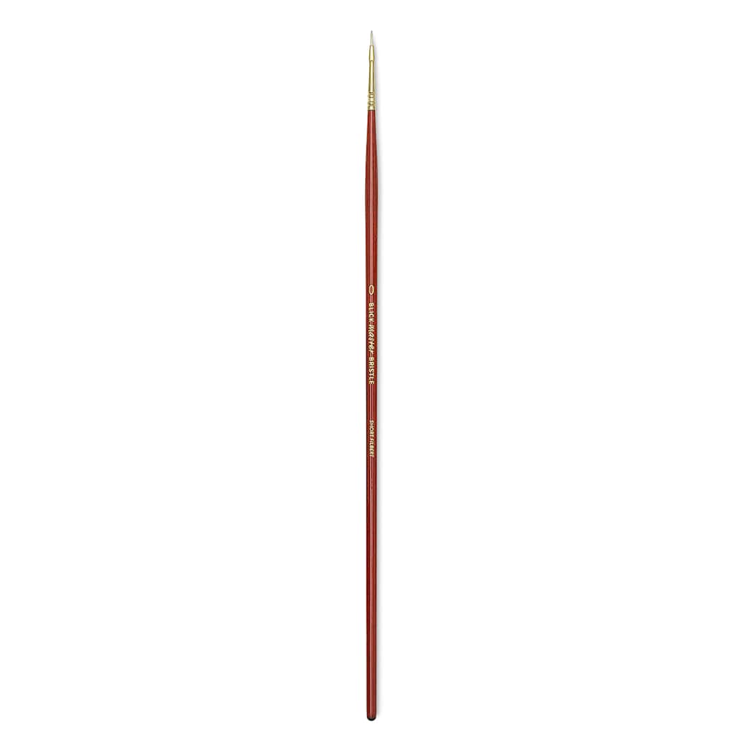 Open in modal - Blick Master Bristle Brush - Short Filbert, Long Handle, Size 0