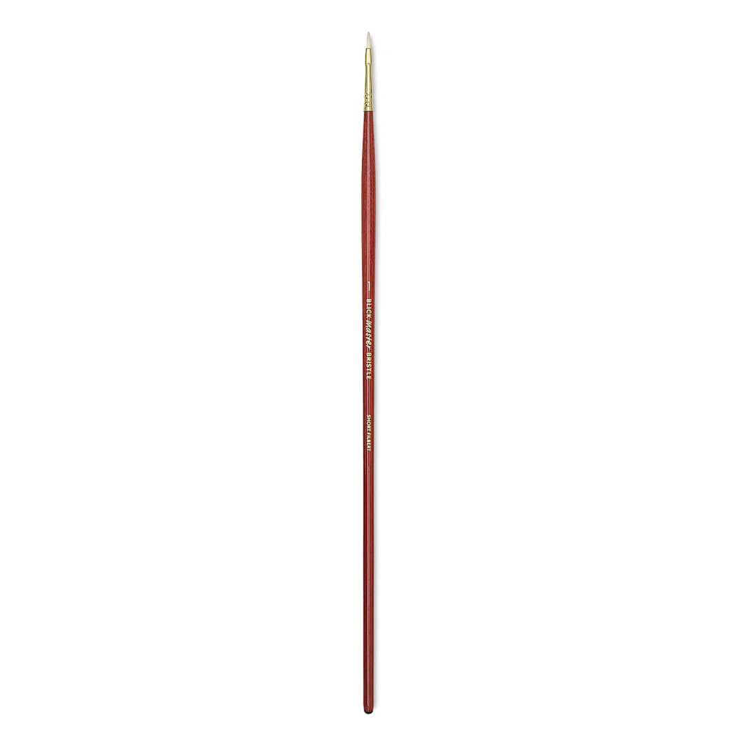 Open in modal - Blick Master Bristle Brush - Short Filbert, Long Handle, Size 1