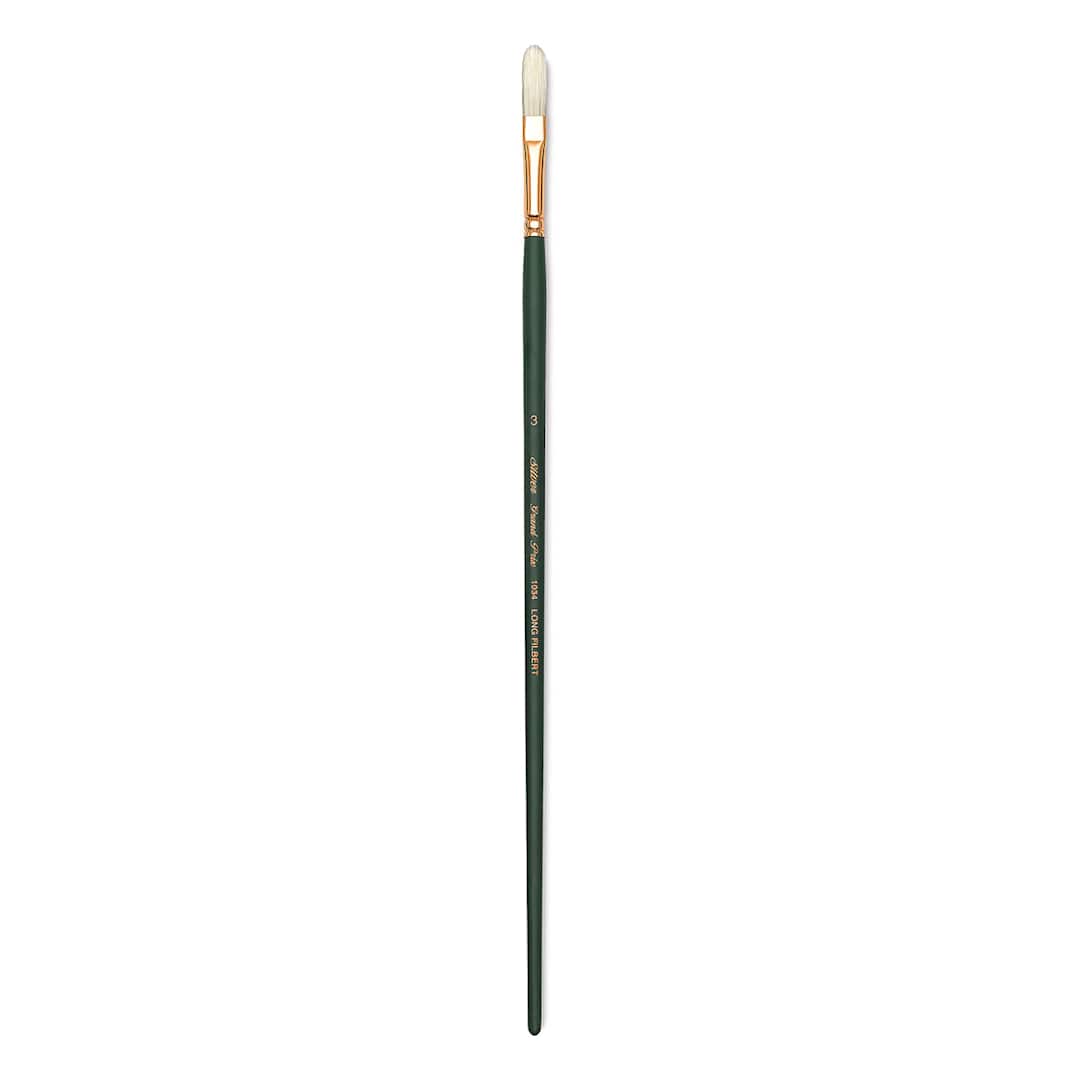 Open in modal - Silver Brush Grand Prix Super Brush - Long Filbert, Long Handle, Size 3