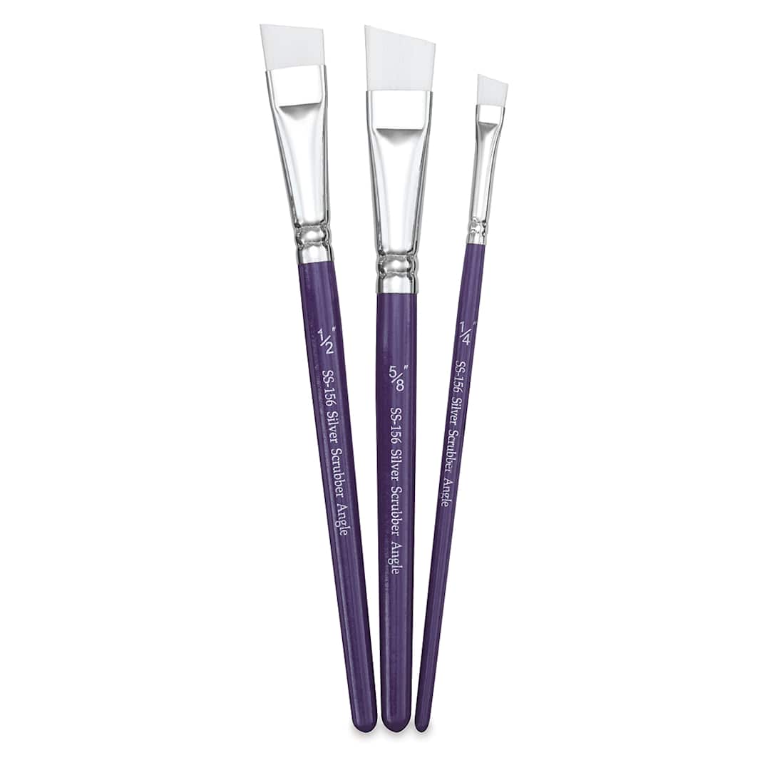 Open in modal - Silver Brush Silver Scrubber Sets