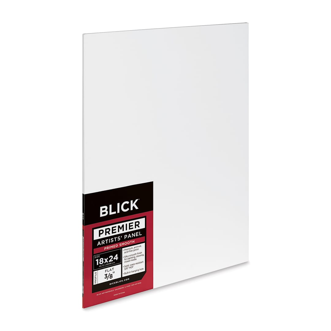 Open in modal - Blick Premier Artists' Panel - Flat, 3/8", 18"  x 24" side view