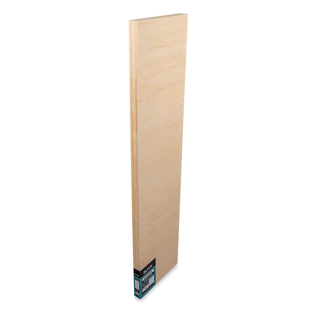 Open in modal - Blick Studio Artists' Wood Panels - Gallery Cradle, 12" x 48", 1-1/2" Cradle