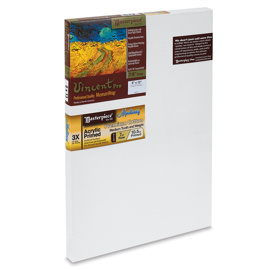 Open in modal - Masterpiece Fibonacci Golden Rectangle Canvas  - 8" x 13", 7/8" Profile