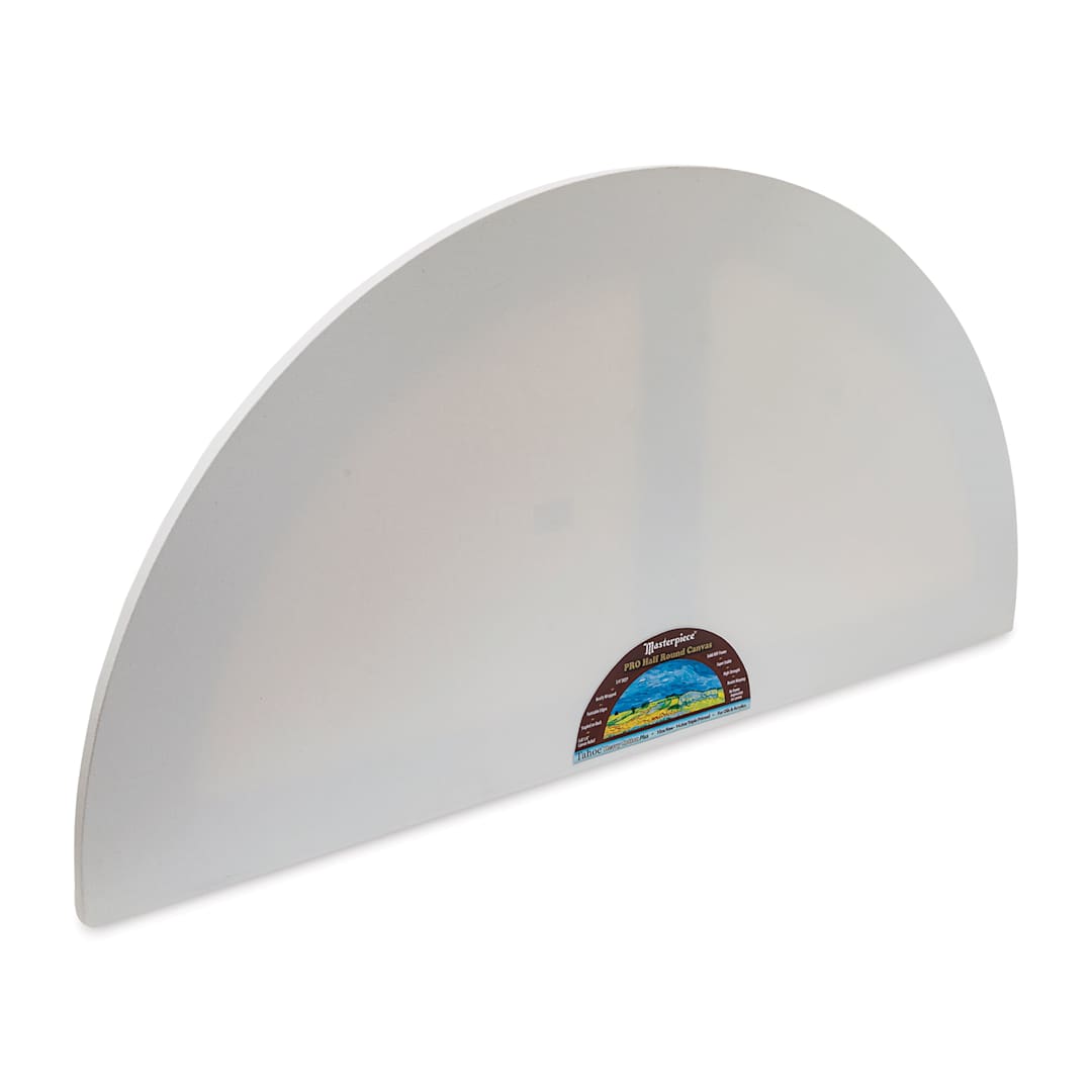 Open in modal - Masterpiece Tahoe Cotton Canvas Shape - Half Round, 20" x 40" angled front view