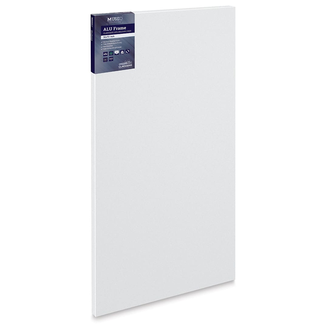Open in modal - Museo Alu-Frame Claessens Belgian Linen Canvas - 36" x 72", 1-3/4" Depth