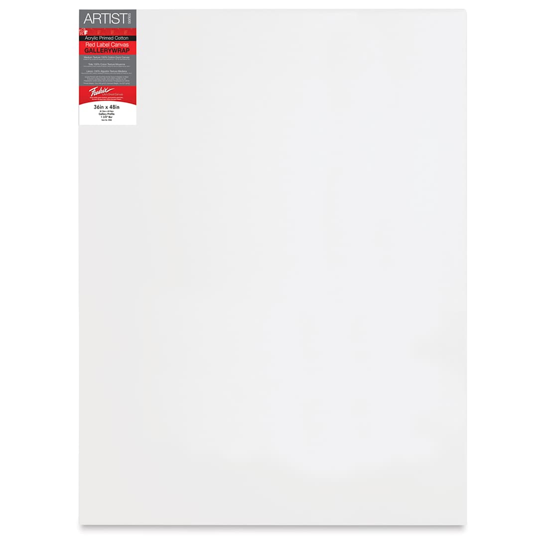 Open in modal - Fredrix Profile Cotton Canvas - 36" x 48", Gallerywrap