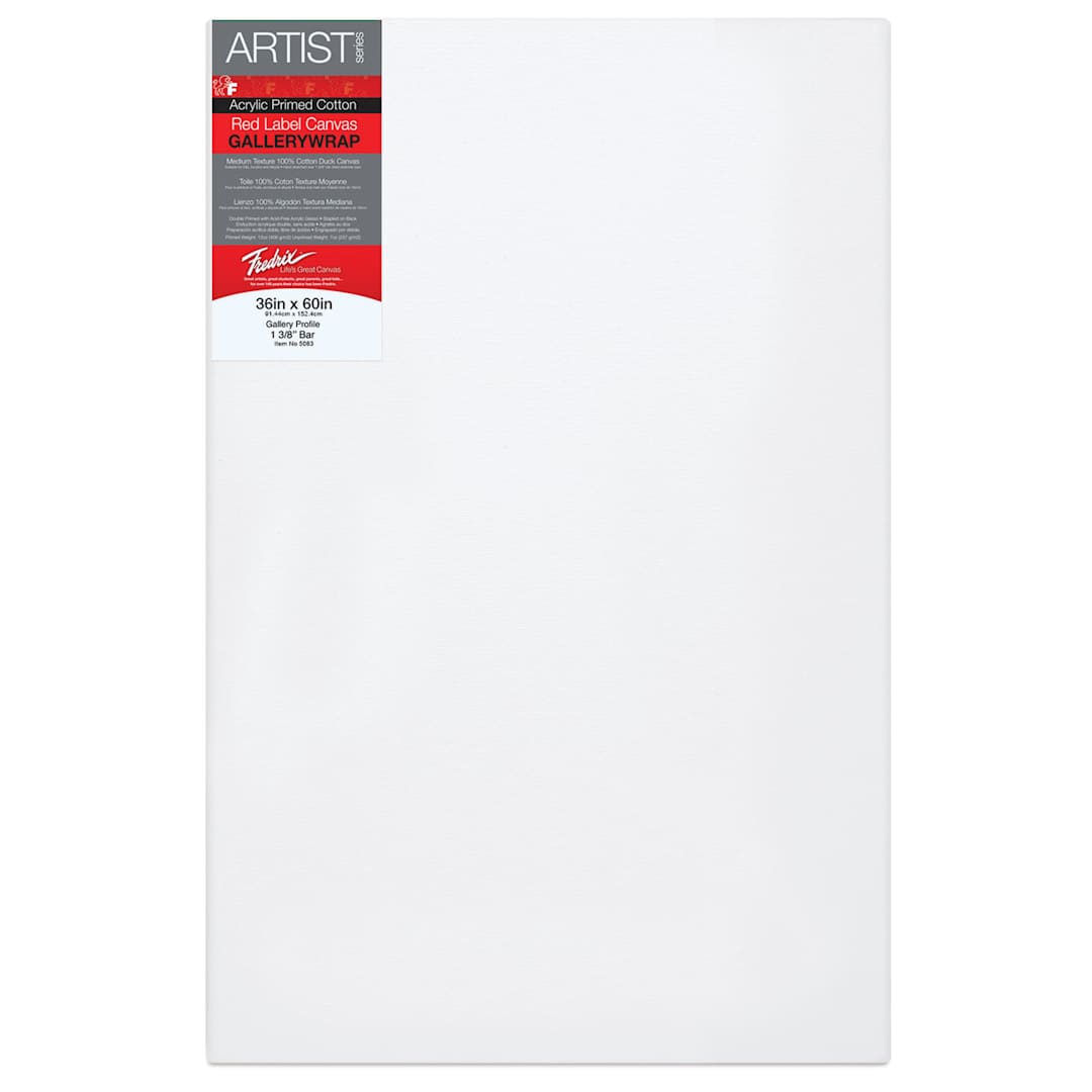 Open in modal - Fredrix Gallerywrap Canvas, 36" x 60"
