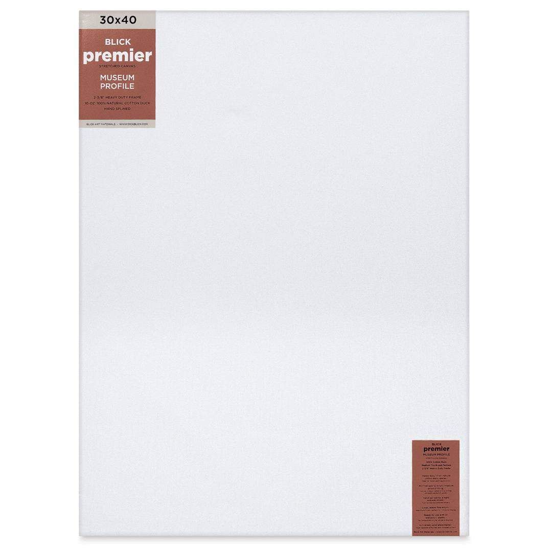Open in modal - Blick Premier Stretched Cotton Canvas - Museum Profile, Splined, 30" x 40"