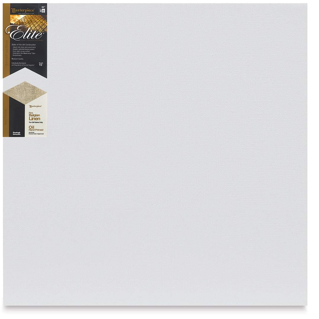 Open in modal - Masterpiece Elite Portrait Smooth Canvas - 60" x 60", Oil Primed
