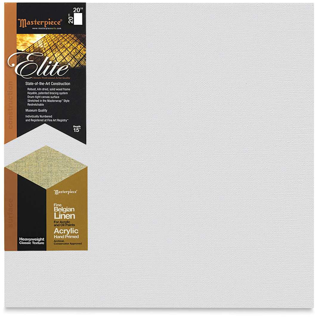 Open in modal - Masterpiece Elite Heavyweight Canvas - 20" x 20", Acrylic Primed