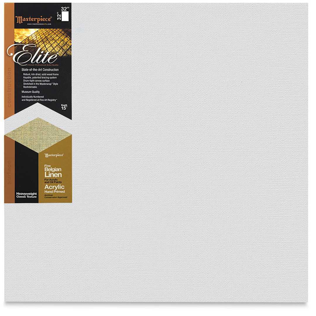 Open in modal - Masterpiece Elite Heavyweight Canvas - 32" x 32", Acrylic Primed