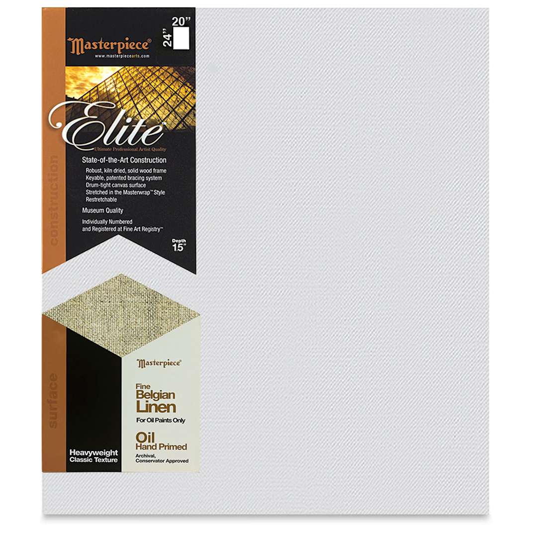 Open in modal - Masterpiece Elite Heavyweight Canvas - 20" x 24", Oil Primed