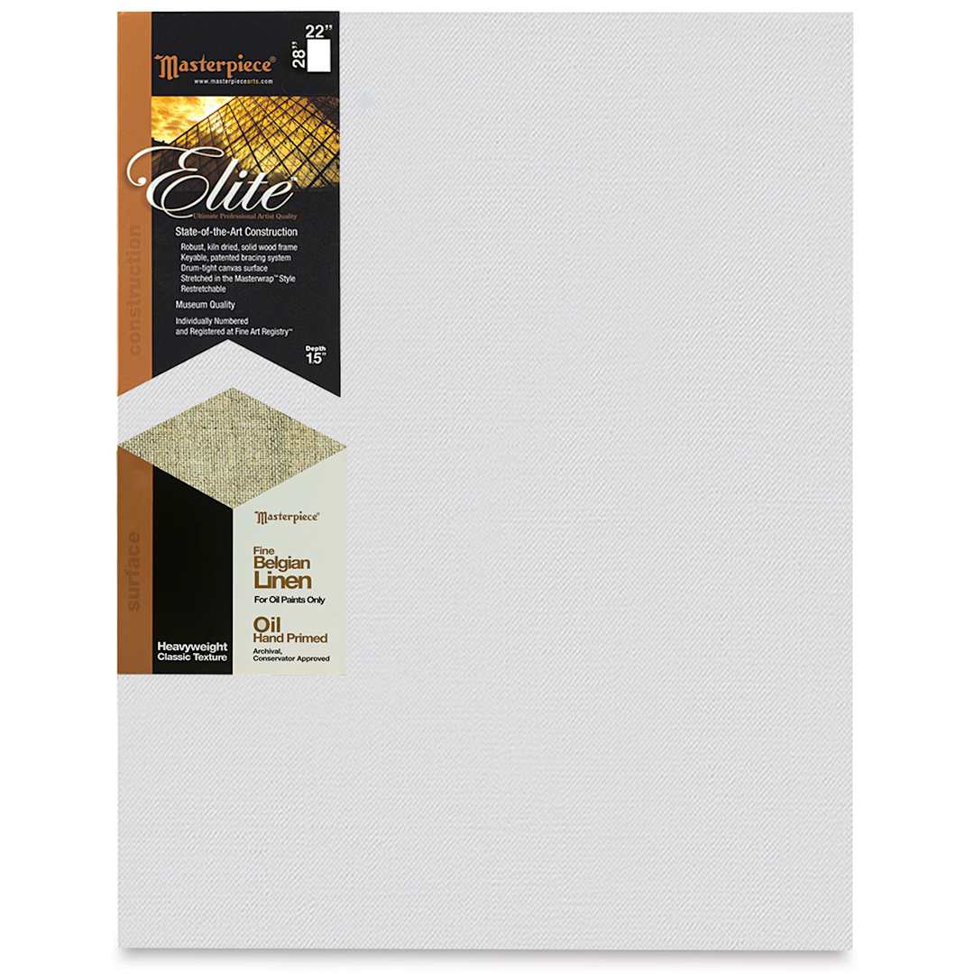 Open in modal - Masterpiece Elite Heavyweight Canvas - 22" x 28", Oil Primed