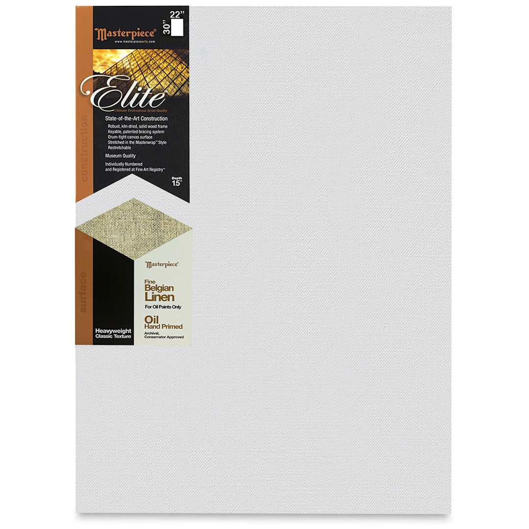 Open in modal - Masterpiece Elite Heavyweight Canvas - 22" x 30", Oil Primed