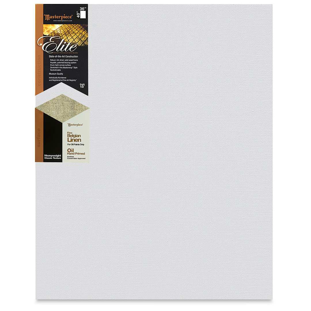 Open in modal - Masterpiece Elite Heavyweight Canvas - 36" x 40", Oil Primed