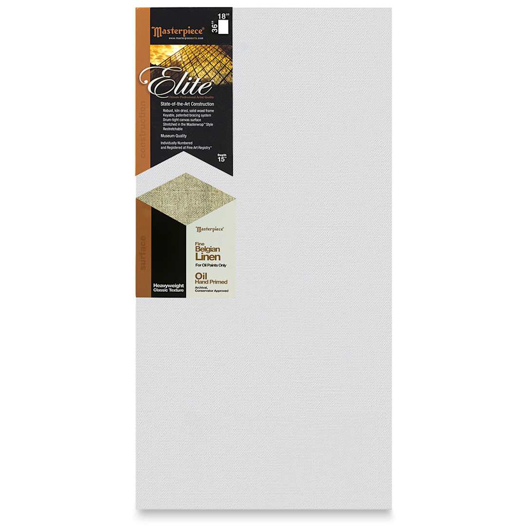 Open in modal - Masterpiece Elite Heavyweight Canvas - 18" x 36", Oil Primed