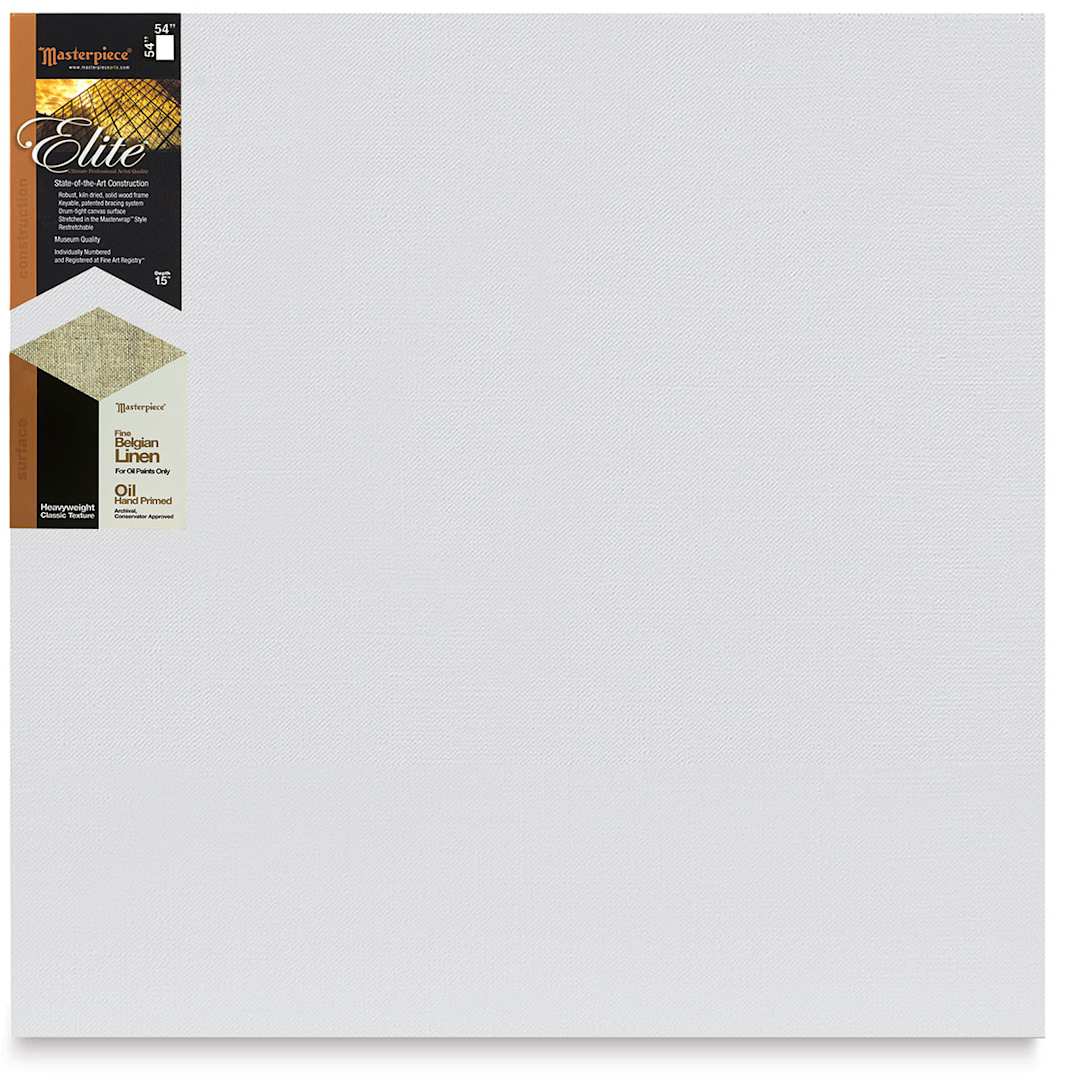 Open in modal - Masterpiece Elite Heavyweight Canvas - 54" x 54", Oil Primed