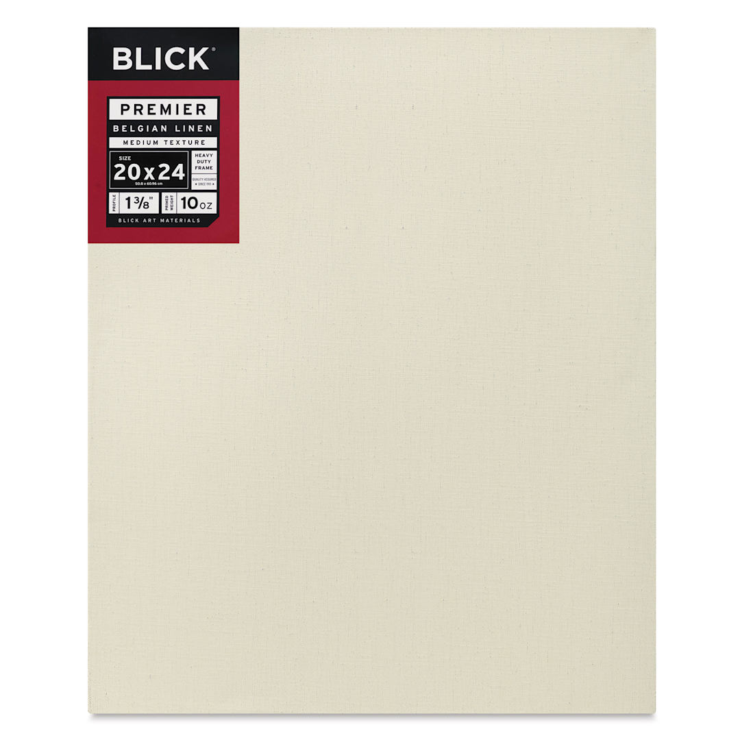 Open in modal - Blick Premier Belgian Linen - 20" x 24", Oil-Primed, 1-3/8" Profile, front
