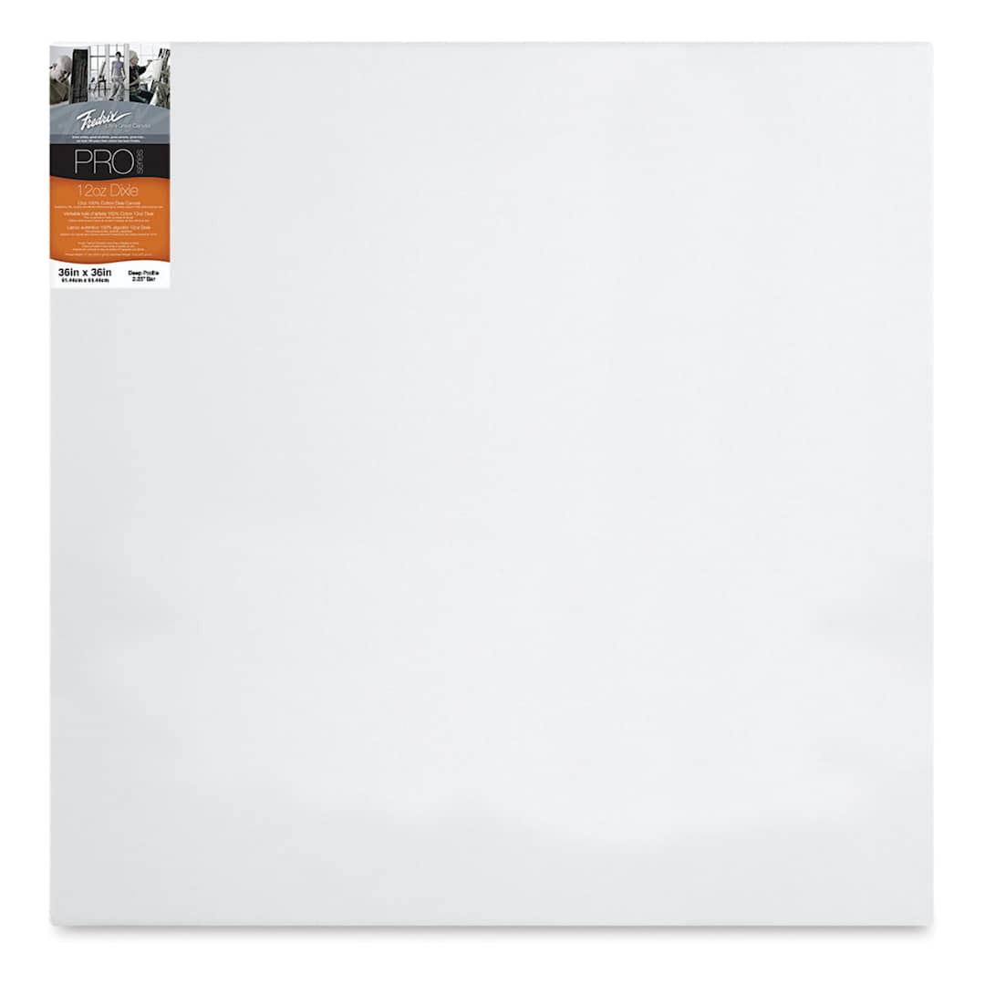 Open in modal - Fredrix Pro Series Dixie Museum Profile Canvas - 36" x 36", 2-1/4" Profile