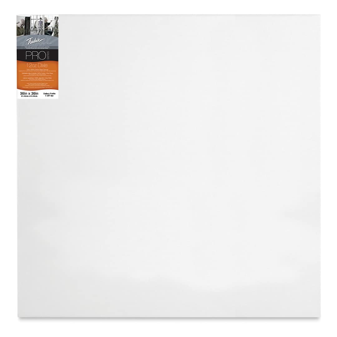 Open in modal - Fredrix Pro Series Dixie Gallery Profile Canvas - 36" x 36", 1-3/8" Profile