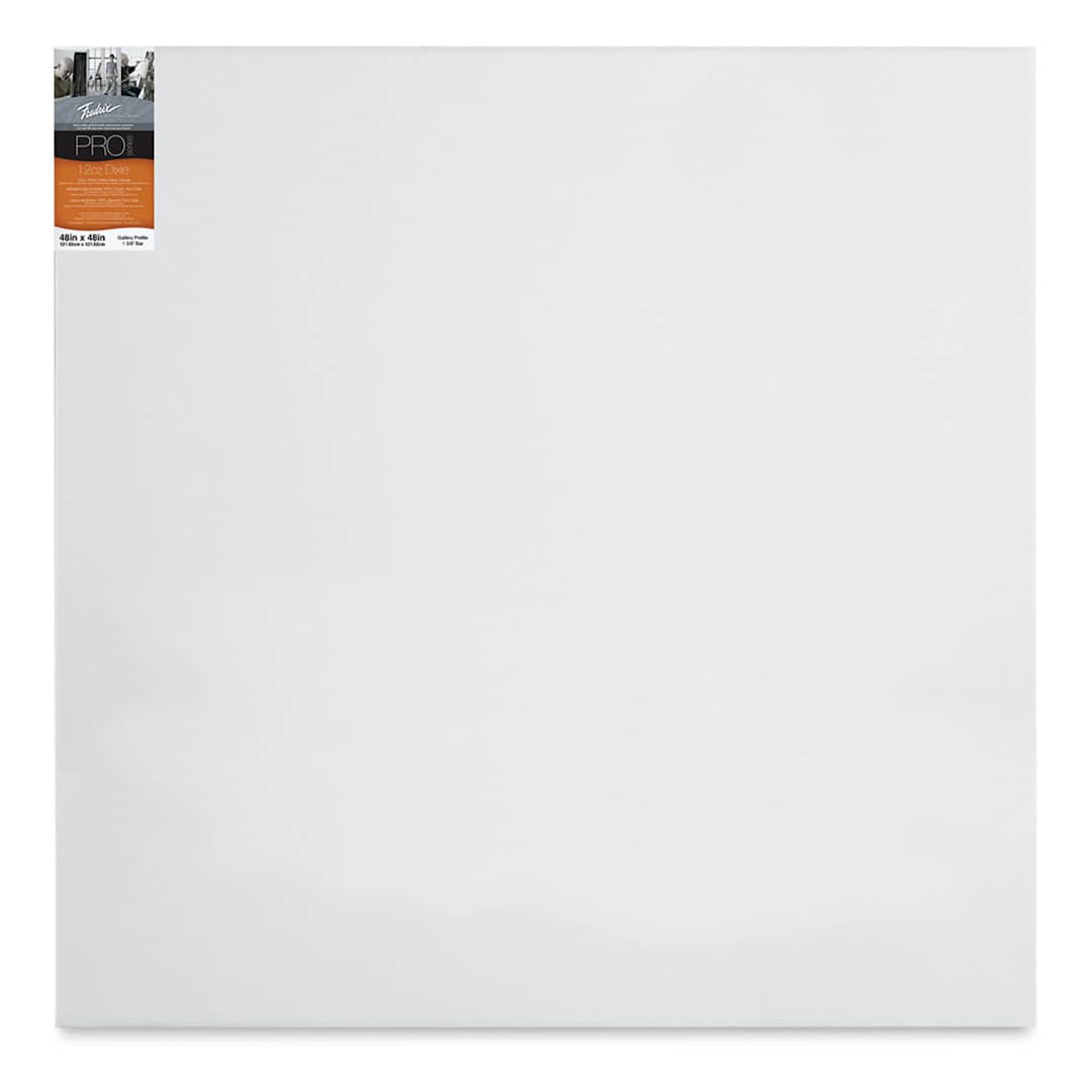 Open in modal - Fredrix Pro Series Dixie Gallery Profile Canvas - 48" x 48", 1-3/8" Profile