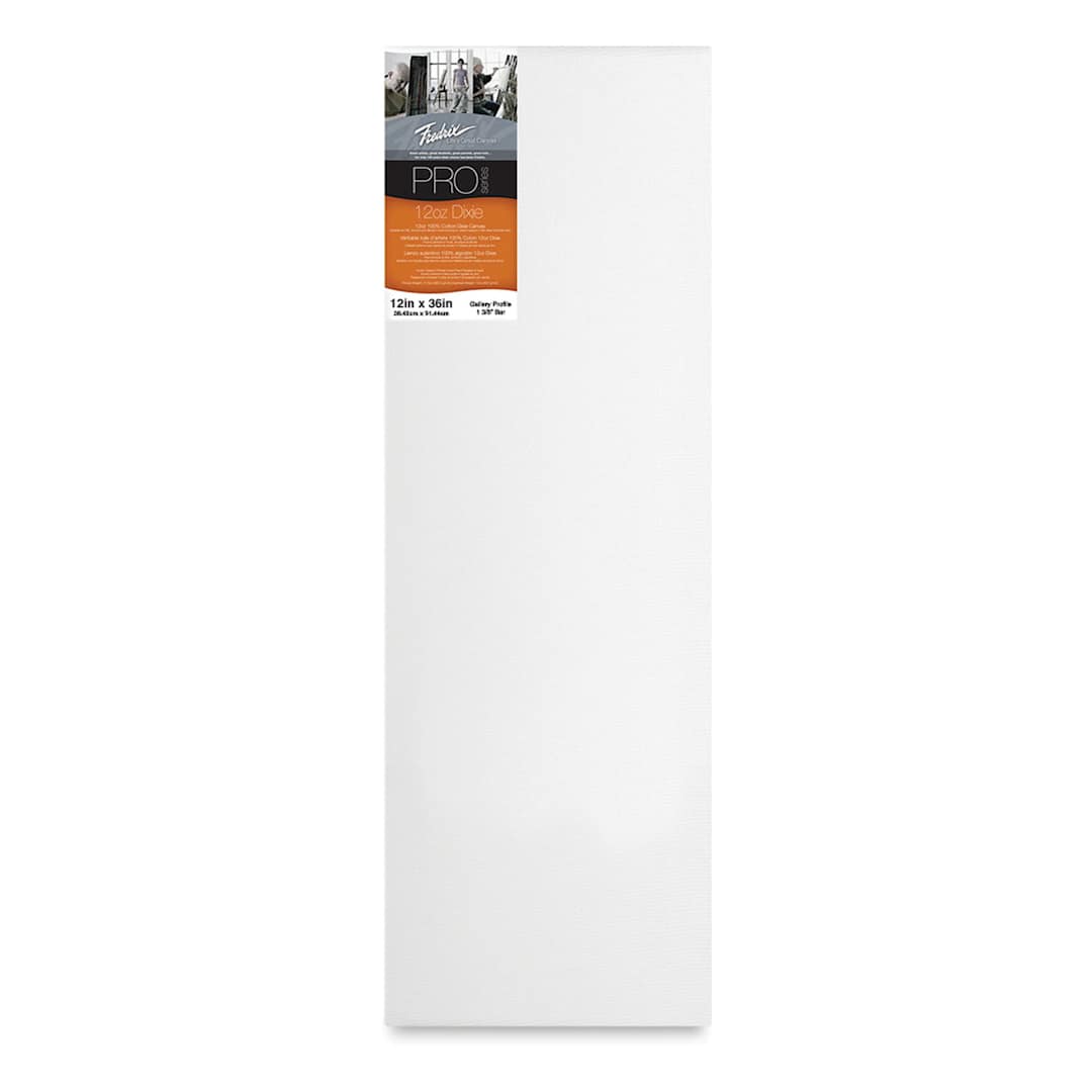 Open in modal - Fredrix Pro Series Dixie Gallery Profile Canvas - 12" x 36", 1-3/8" Profile