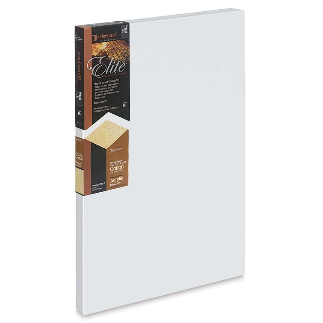 Open in modal - Masterpiece Elite Cotton Canvas - 12" x 16", Acrylic Primed